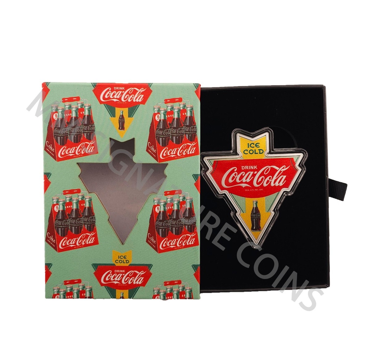 1 oz Coca Cola Vintage Sign Shaped Silver Bar PAMP Suisse | eBay