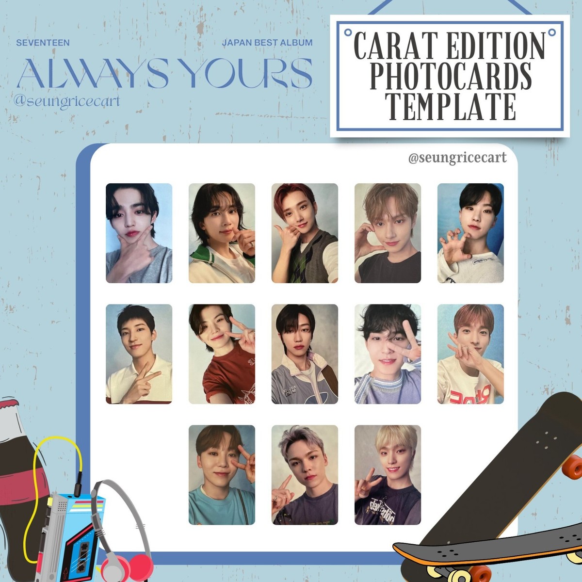 SEVENTEEN ALWAYS YOURS JAPAN BEST ALBUM CARAT Ver. LTD Official