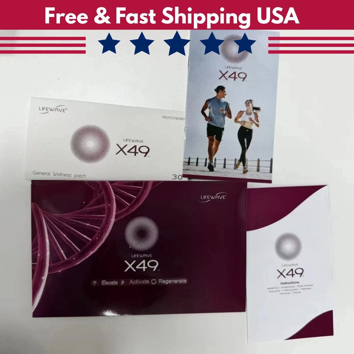 LifeWave X49 Stem Cell Booster, 30 Patches Stem Cell Activation