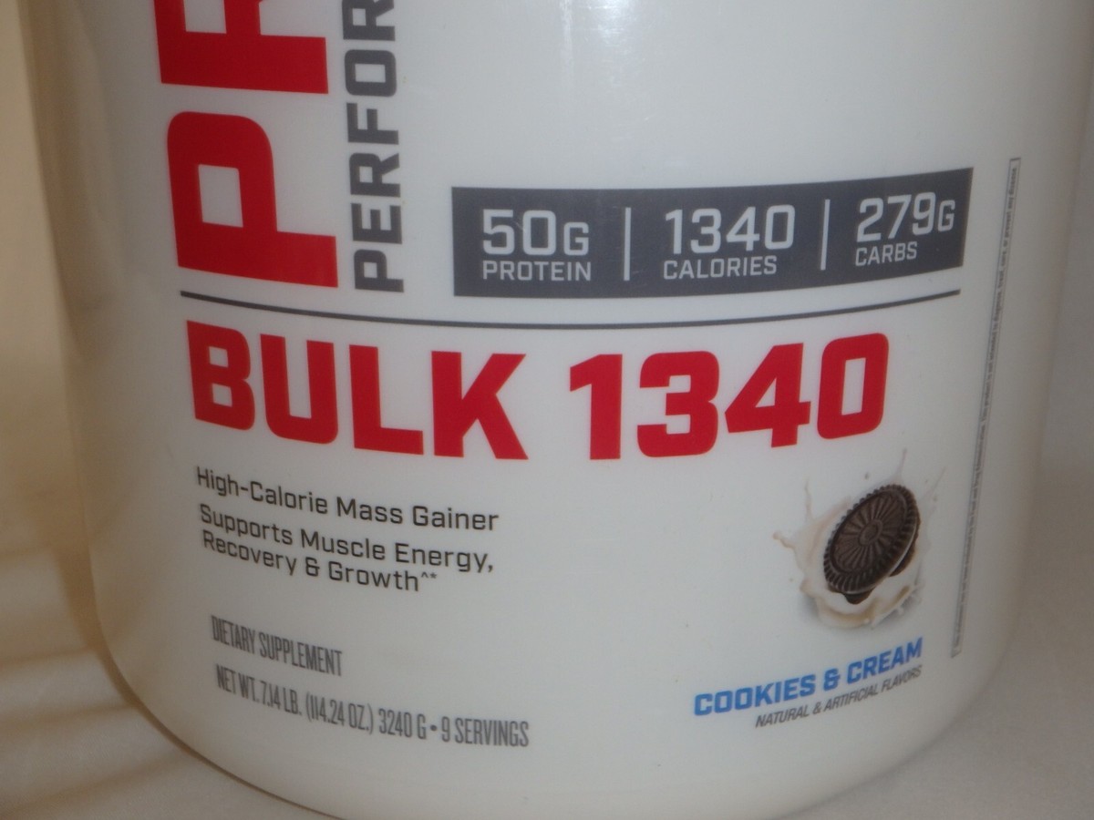 GNC Pro Performance Bulk 1340 - Cookies and Cream, 7.14lb Sealed