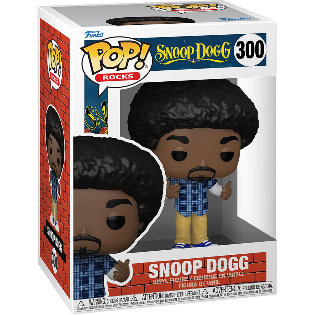 Funko Pop Rocks Snoop Dogg Vinyl Figure 300 Hip Hop Legend Rap