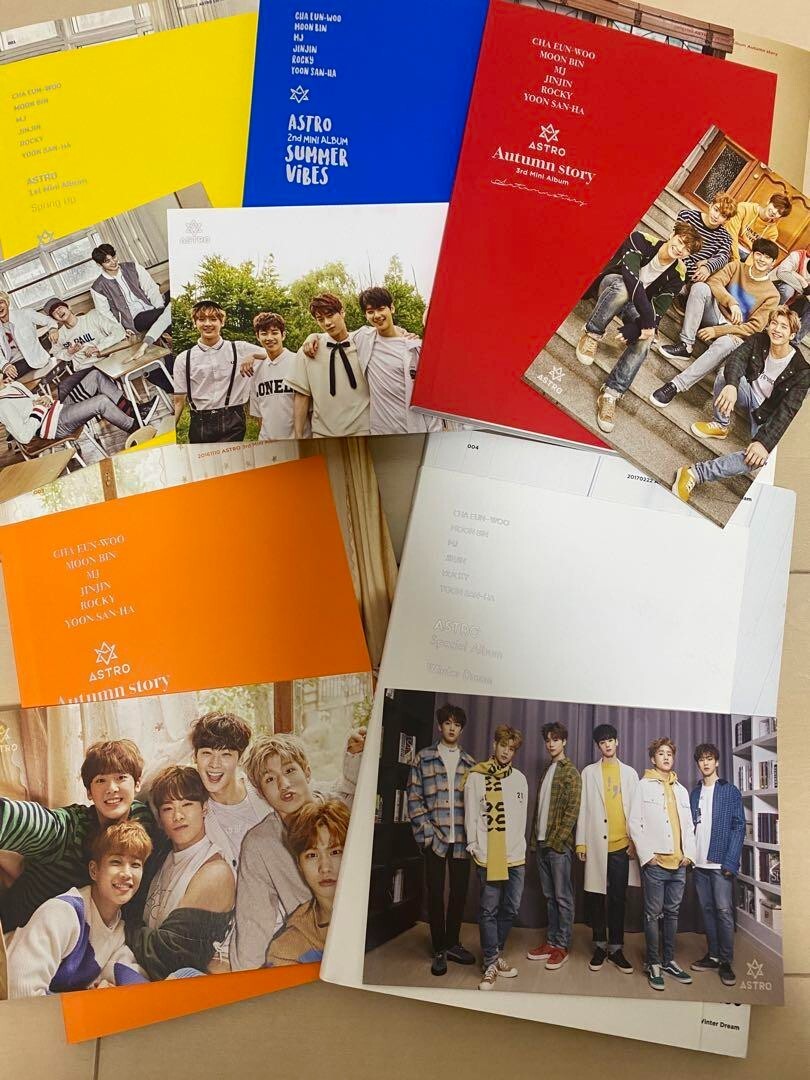 ASTRO Album Set Spring up SUMMER ViBES Autumn story Winter Dream