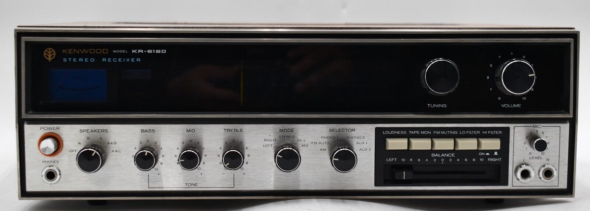 Kenwood KR-6160 AM/FM STEREO RECEIVER 65W | eBay