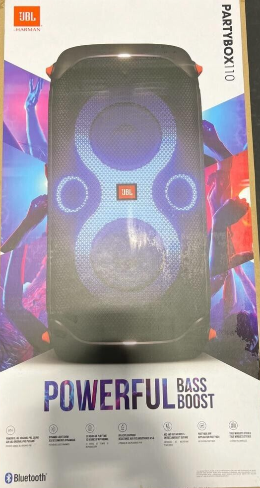 JBL PartyBox110 Bluetooth Party Speaker (JBLPARTYBOX110AM) | eBay