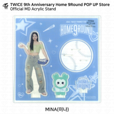 NO PHOTOCARD]TWICE 9th Anniversary Home9Round Pop Up MD Acrylic