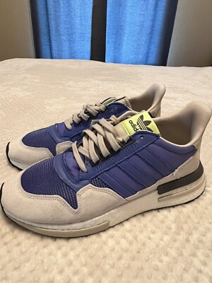 Adidas Originals ZX 500 RM Boost BD7867 Lilac/White Mens Size 9.5