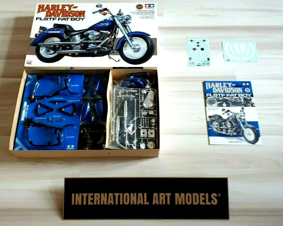 1:6 Scale Tamiya HARLEY DAVIDSON FLSTF FAT BOY | Ultra rare | eBay
