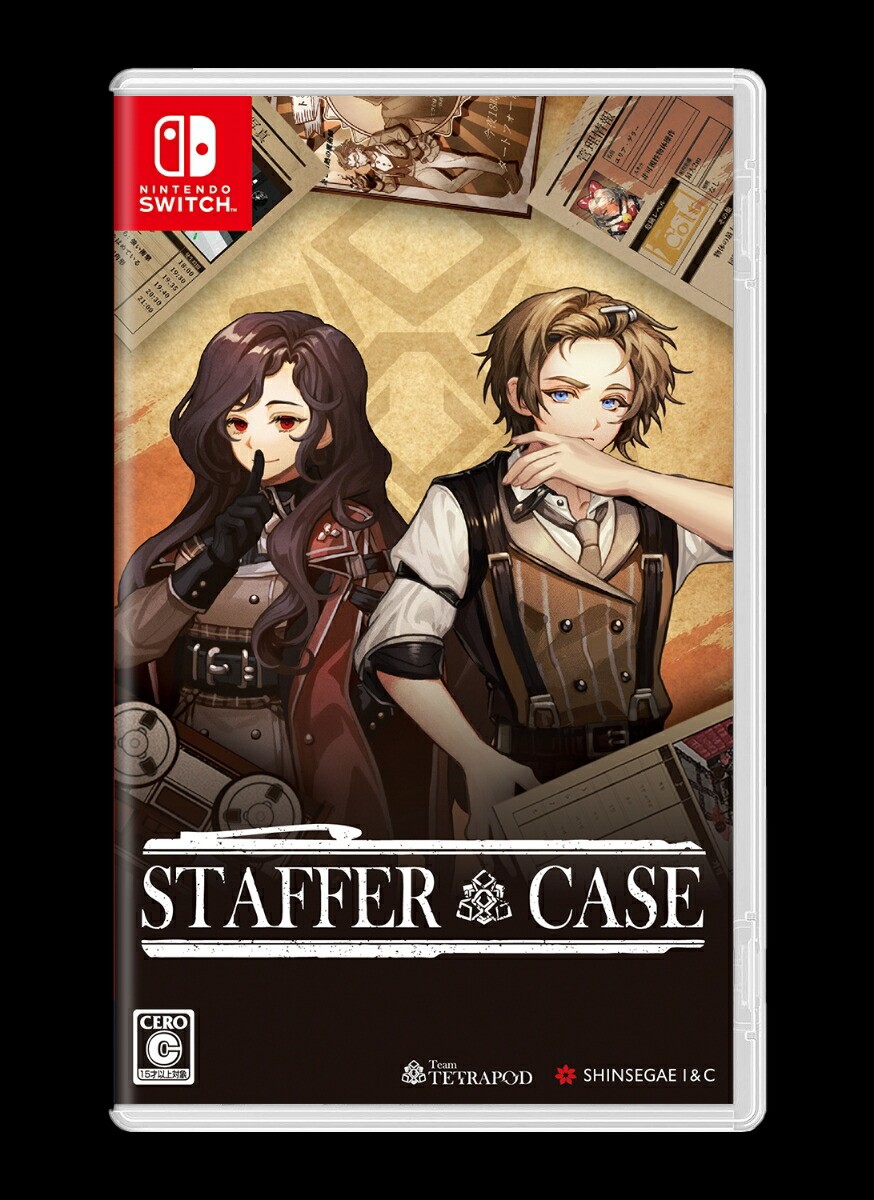Staffer Case Psychic Mystery Adventure Nintendo Switch Game Soft