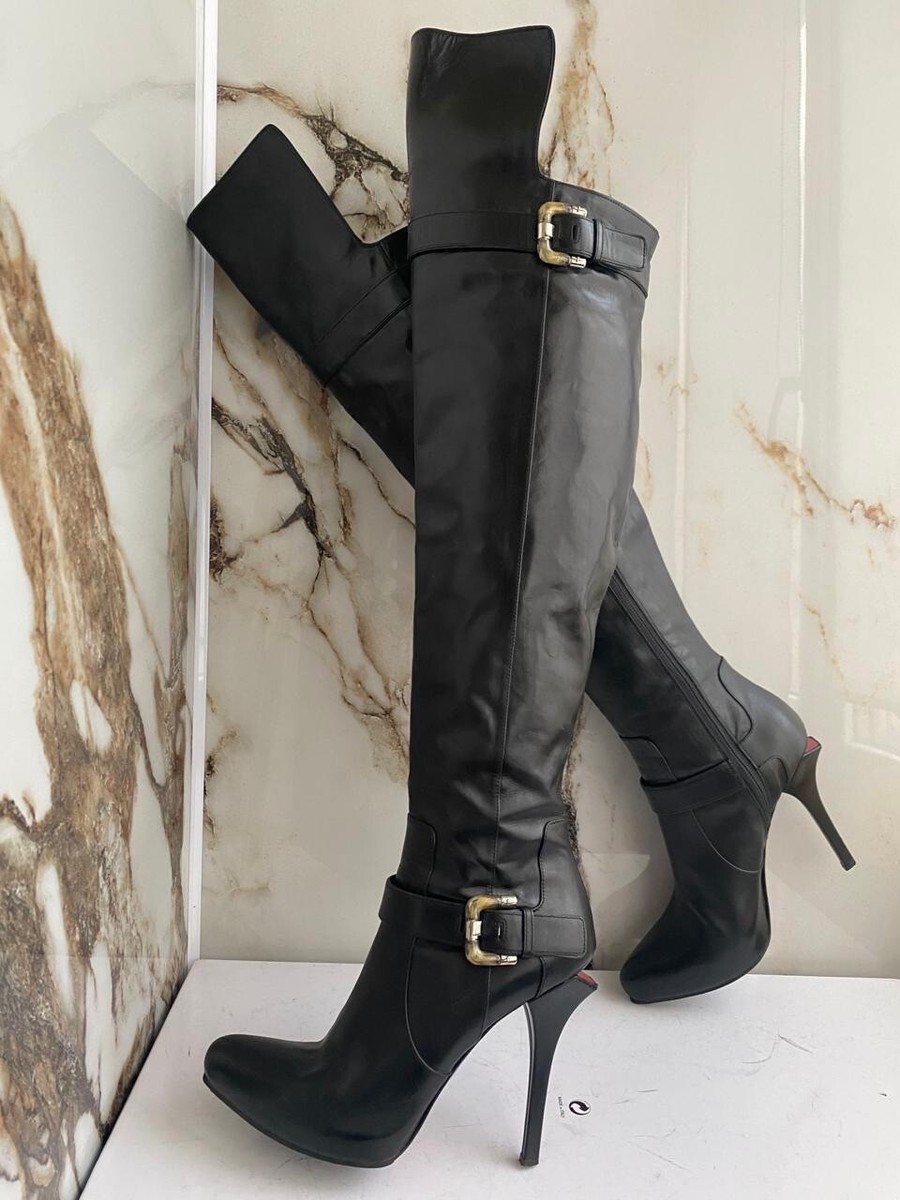 Cesare Paciotti Women High Boots Made In Italy Very Sexy Heels
