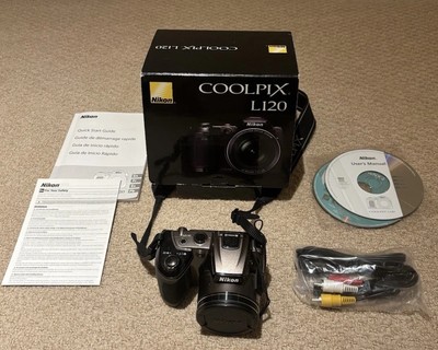 Brand New Nikon COOLPIX L120 14 MP 21X Digital Camera - Black