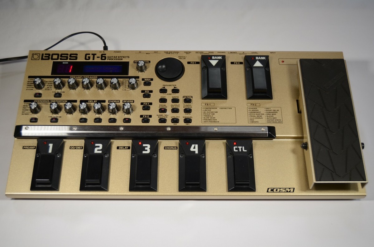 BOSS GT-6 Guitar Effects Processor | eBay