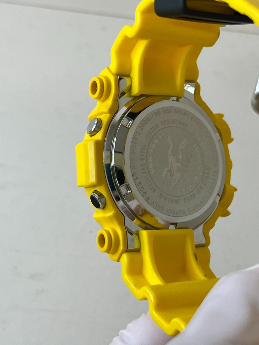 Casio G-Shock DW-8250 Frog Man Yellow Water Resistant Electro