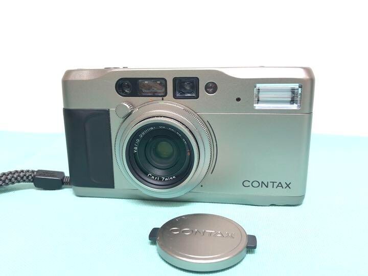 CONTAX TVS Point & Shoot 35mm Compact Film Camera A769 Silver from