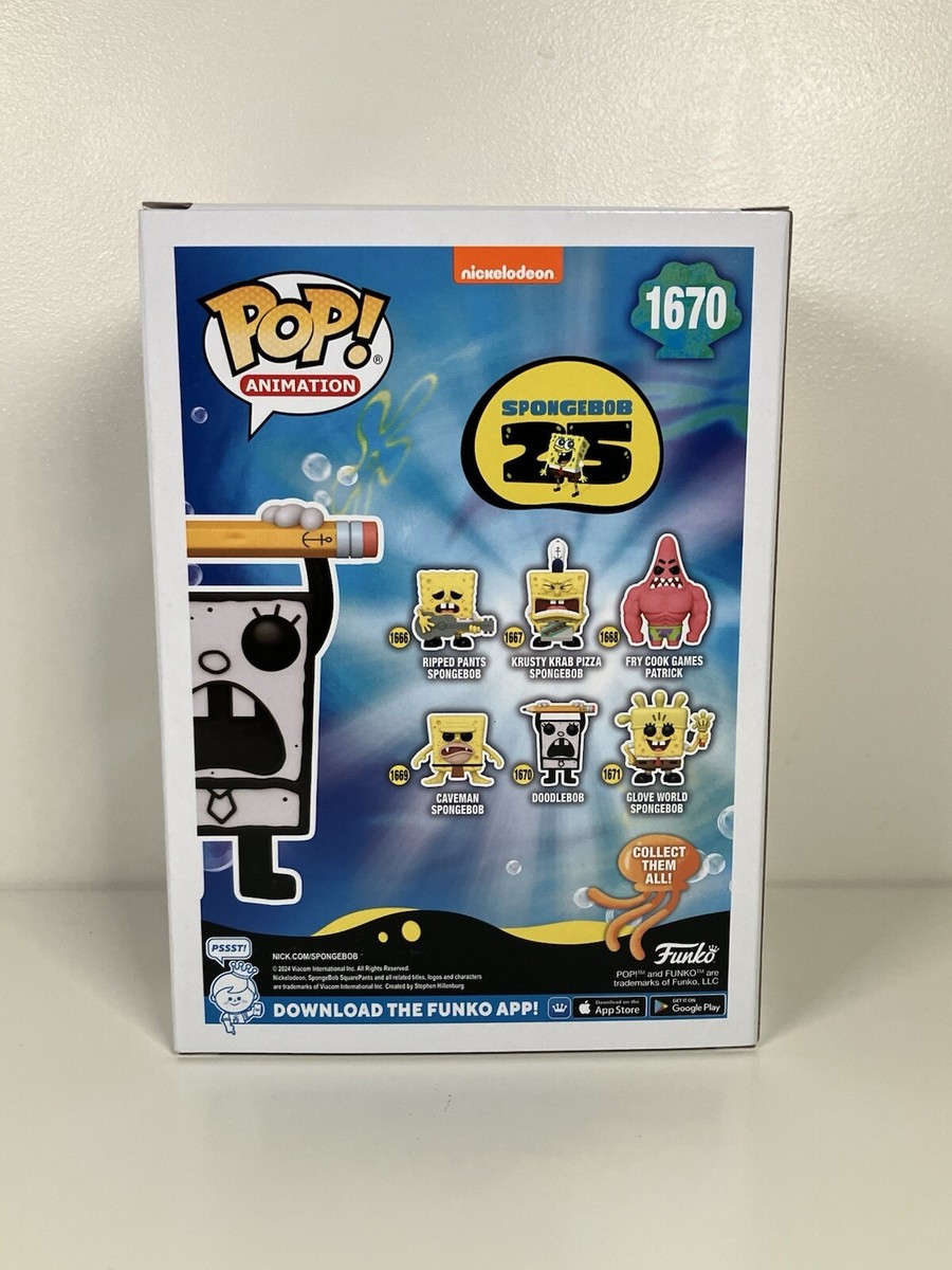 Nickolodean #1670 Spongebob Squarepants Doodlebob Funko Pop! Vinyl