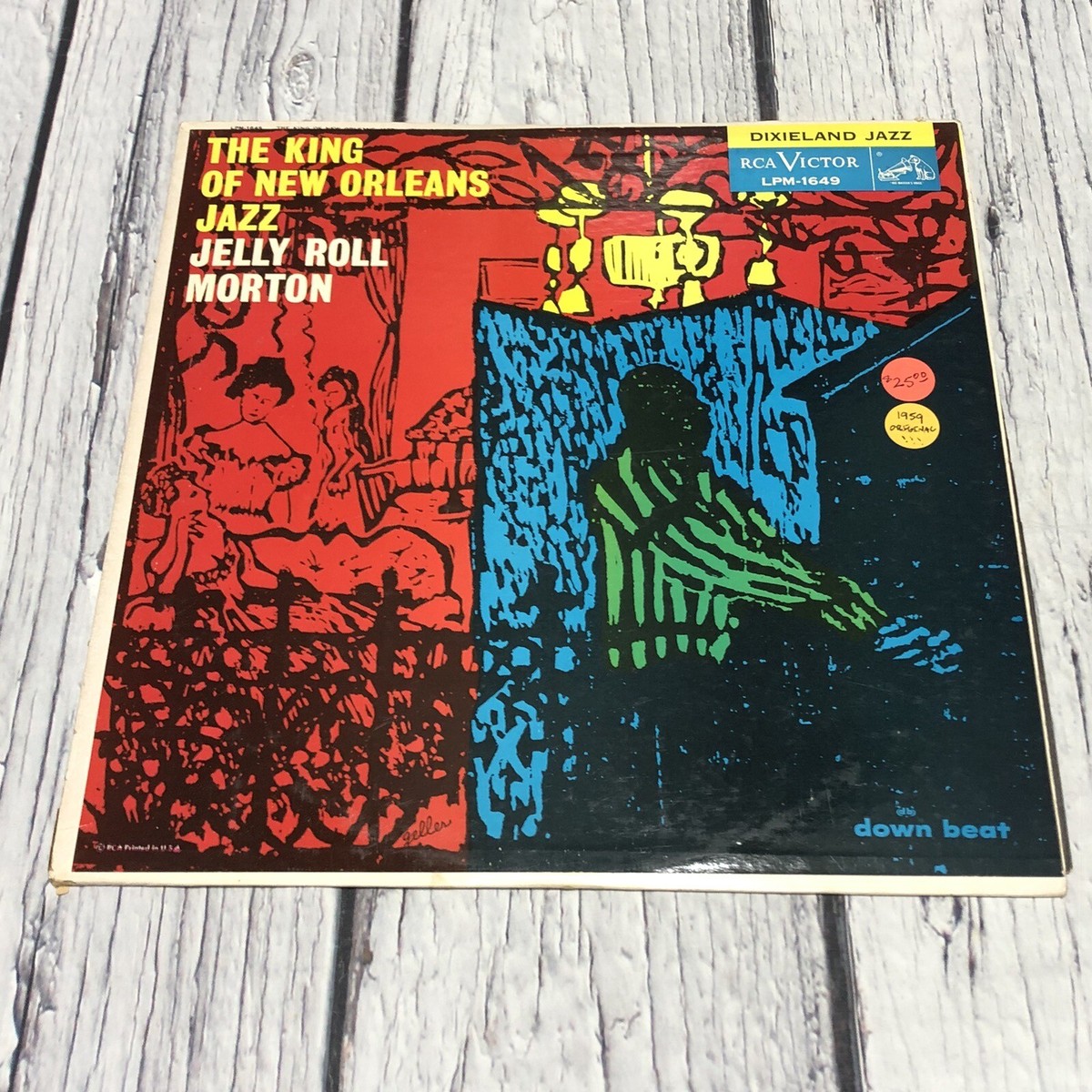 JELLY ROLL MORTON King Of New Orleans Jazz RCA VICTOR LPM 1649