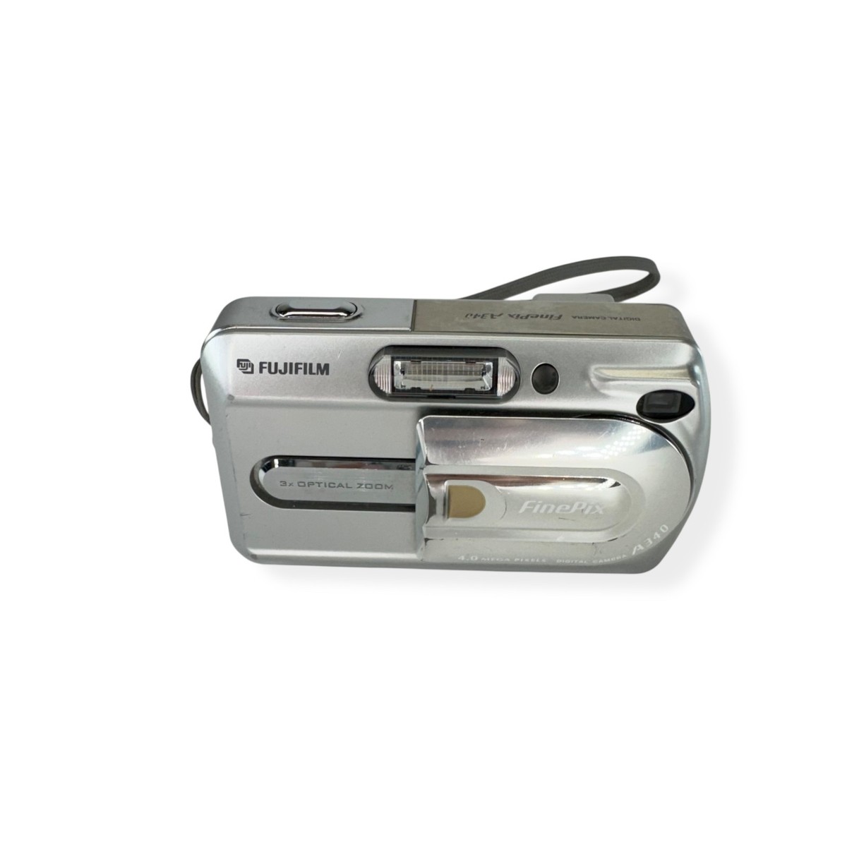 Vintage Fujifilm FinePix A340 Digital Camera 4.0 MP 3x Zoom Silver