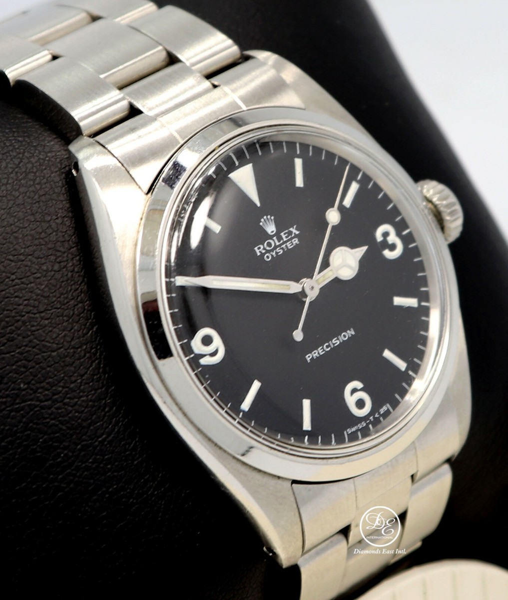 Rolex Oyster Precision Vintage Rare Ref. 6426 1959 Black Explorer