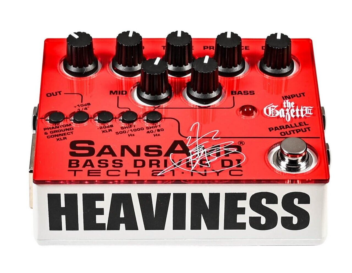TECH 21 SansAmp BASS DRIVER DI-HEAVINESS the GazettE REITA