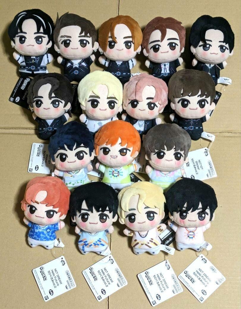 NCT127 Sticker & NCT DREAM Chibigurumi Plush Mascot Complete Set