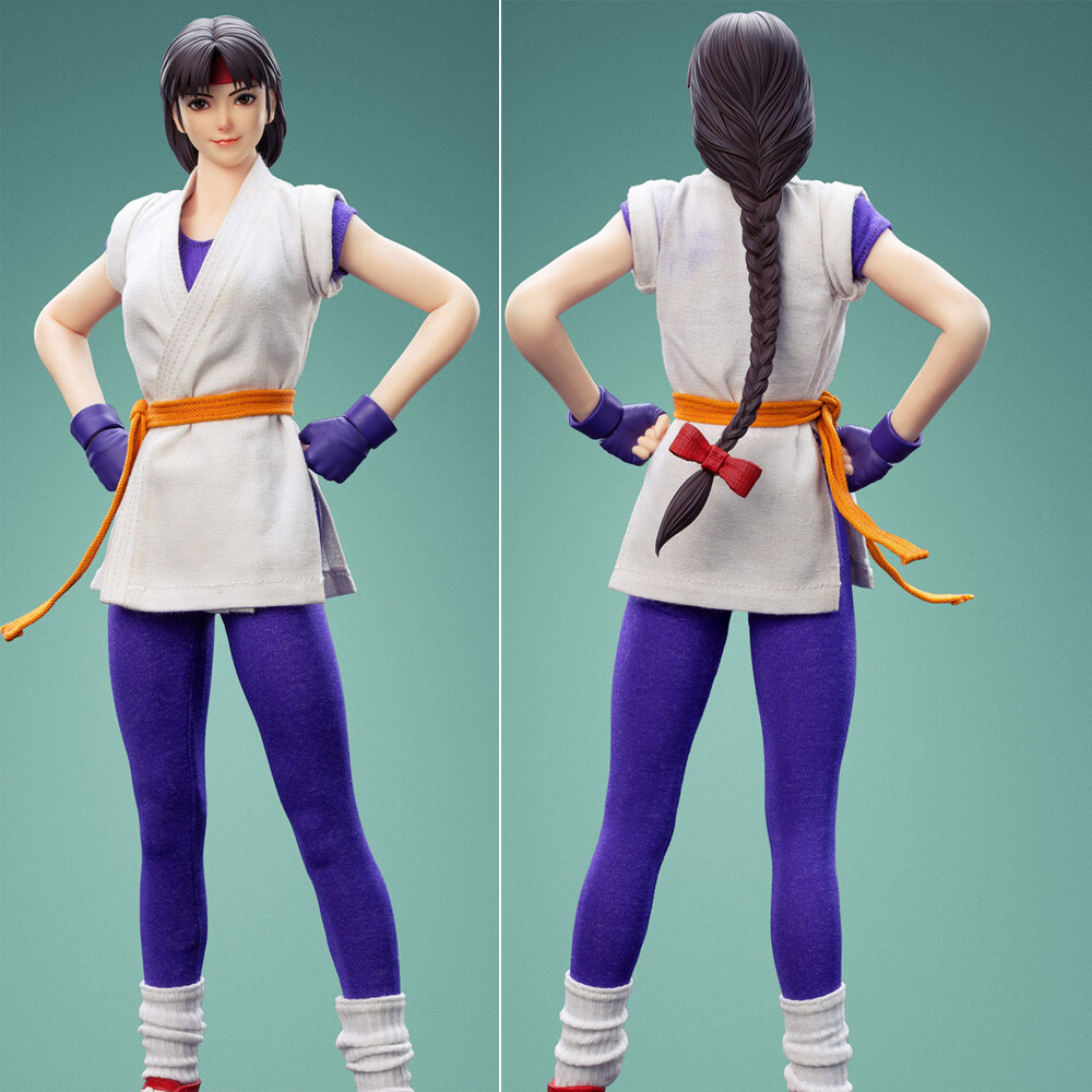 YURI Yuri Sakazaki The King of Fighters 1/6 Action Figure Doll