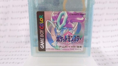 Pokémon Crystal Version Nintendo Game Boy Color Japanese version