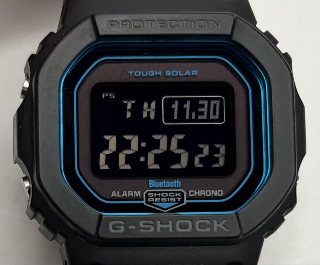 CASIO G-SHOCK GW-B5600-2JF Tough Solar Bluetooth Black Blue | eBay