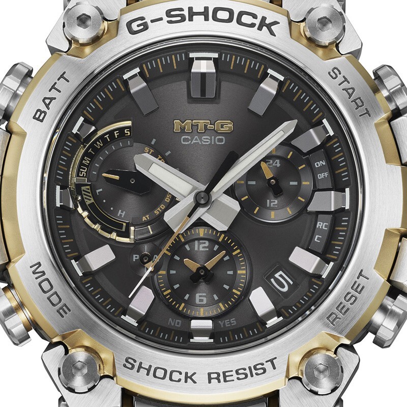 CASIO G-SHOCK MT-G MTG-B3000D-1A9JF Silver x Gold LIMITED Atomic