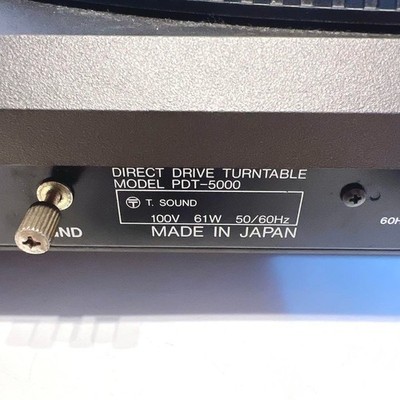 Vestax PDT-5000 Turntable Record Player Good | eBay