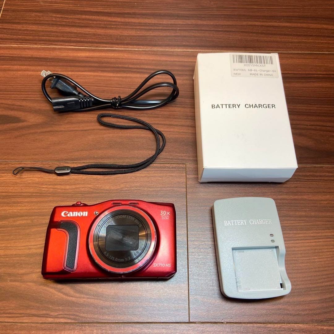 Canon PowerShot SX710 20.3MP Digital Camera - Red for sale online