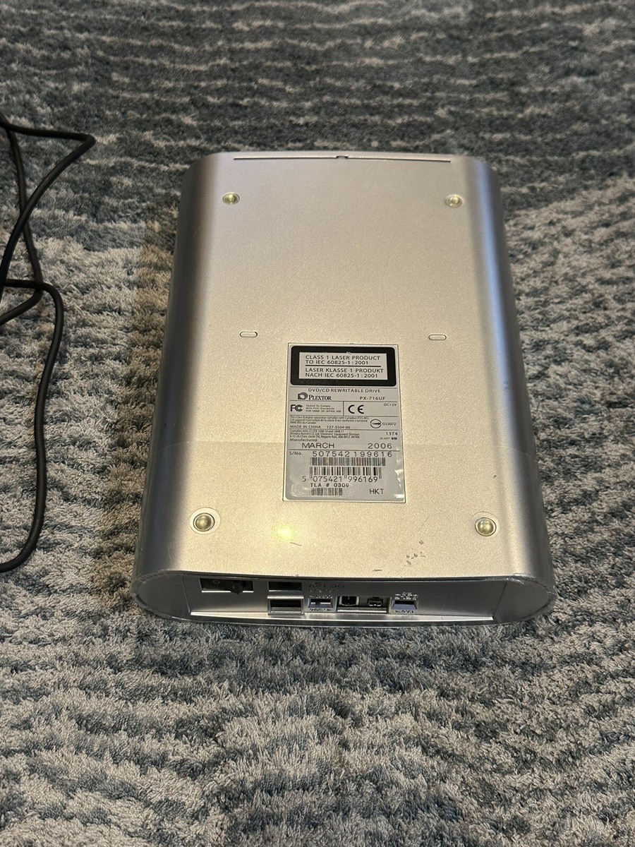 Plextor PX-716UF External DVD/CD Rewritable Drive Burner | eBay