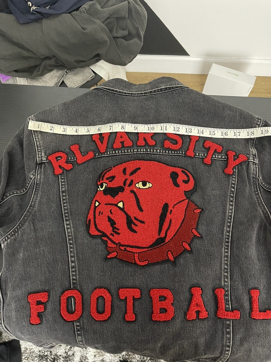 Polo Ralph Lauren Medium Varsity Jacket Bulldog RRL Trucker Coat P