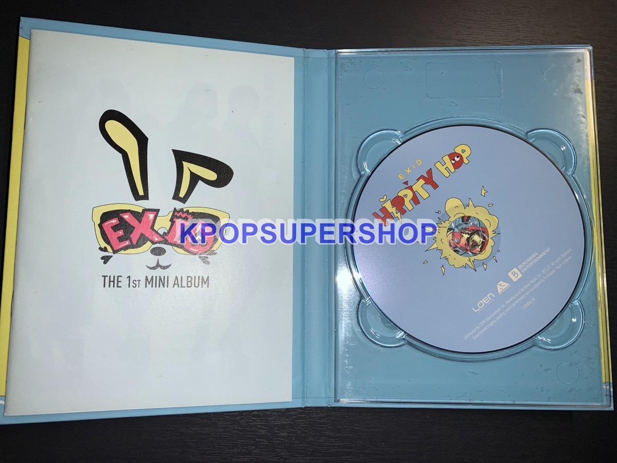 EXID 1st Mini Album Hippity Hop Autographed Signed CD Good