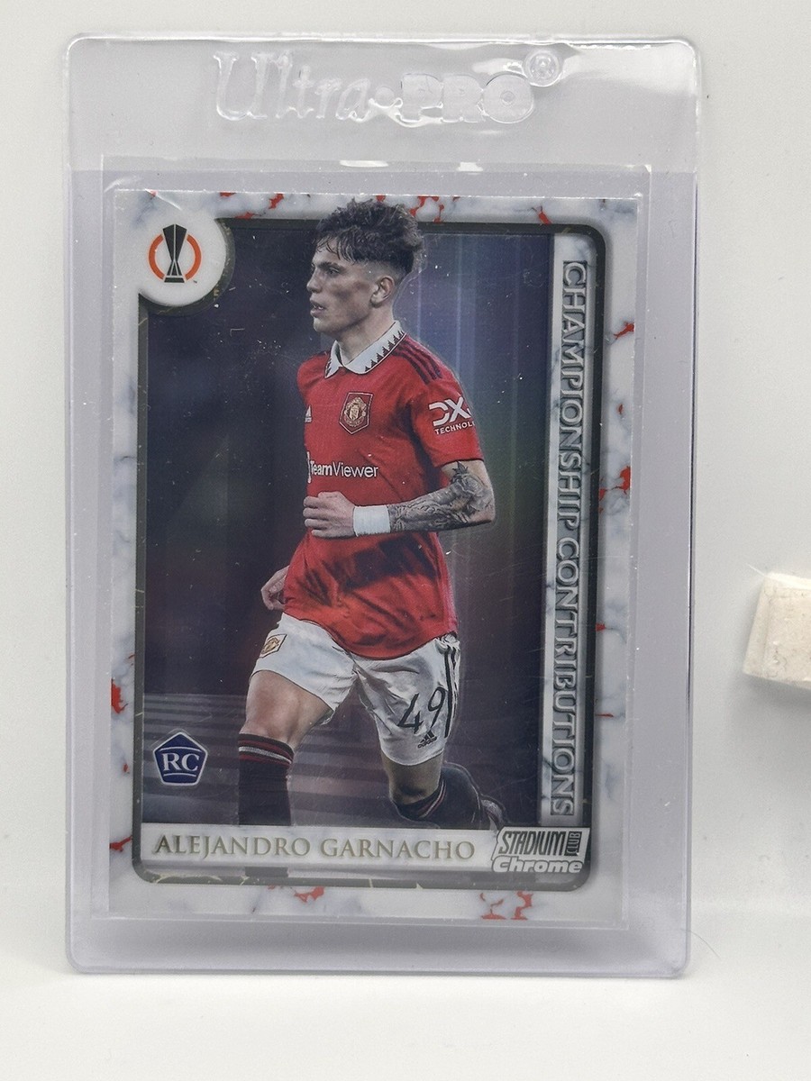 2023 Topps Chrome Garnacho RC Auto