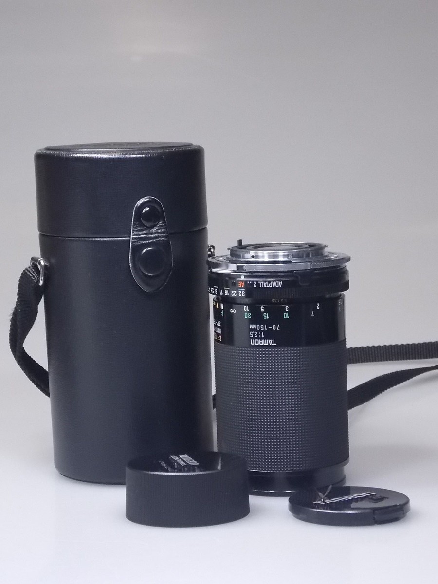 TAMRON 70-150mm 1:3.5 TELE MACRO ZOOM LENS w/ tamron ADAPTALL 2