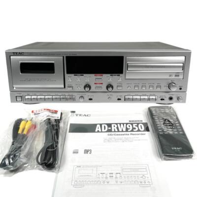 TEAC AD-RW900 CD Compact Disc Recorder Reverse Cassette Deck USB