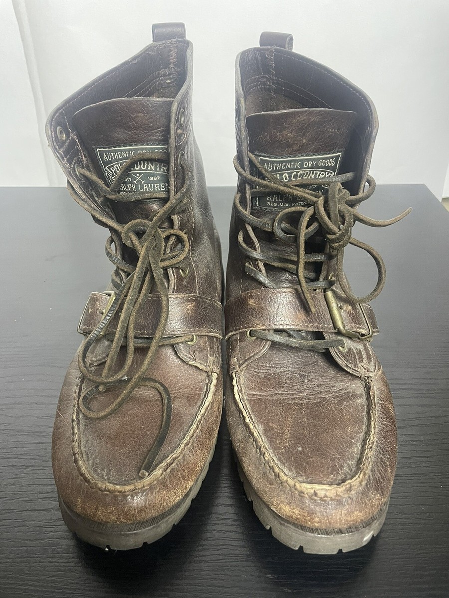 Vintage 1990's Polo Country Ralph Lauren Ranger Leather Boots