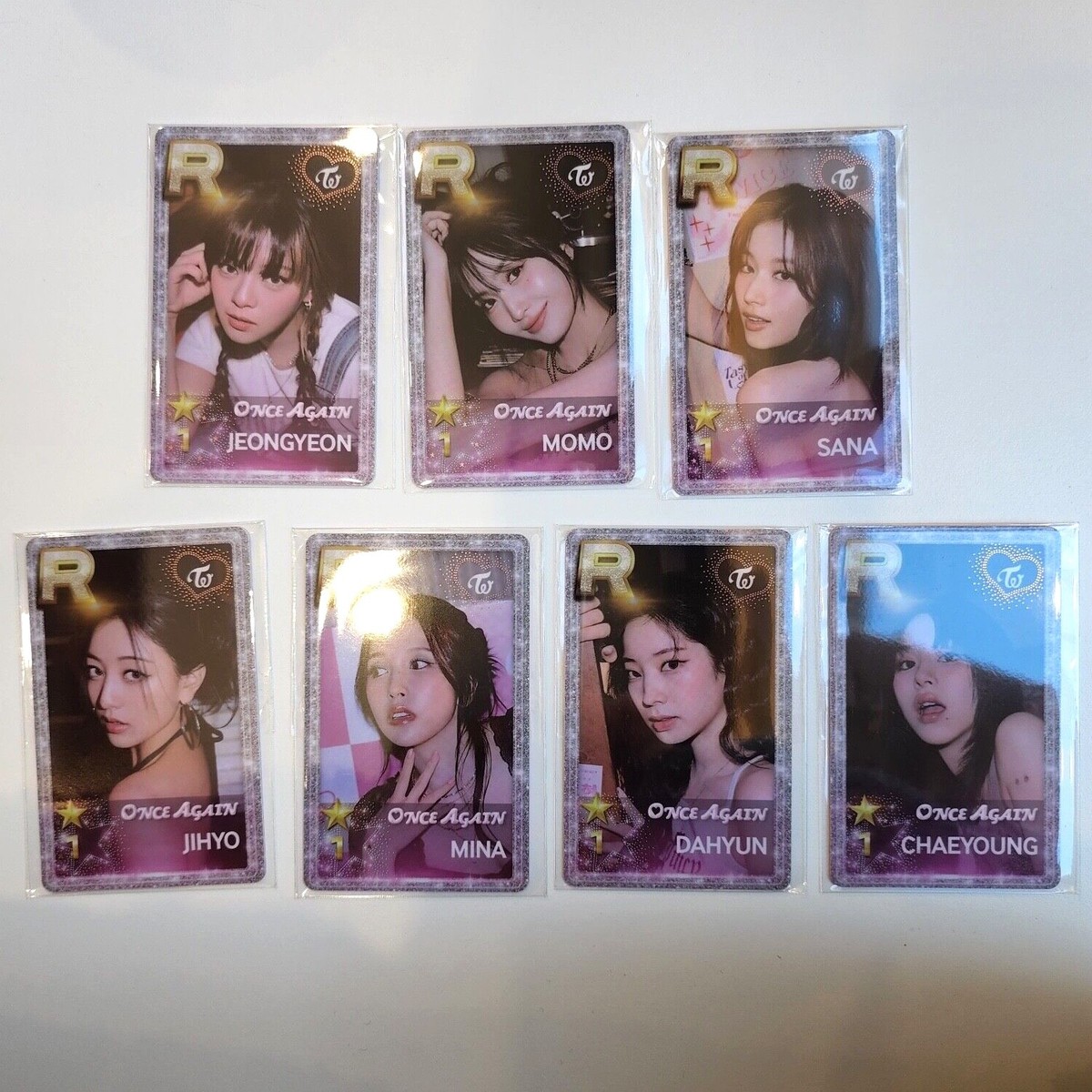 TWICE - SUPERSTAR SSJYP Once Again 8th Anniversary Photocard