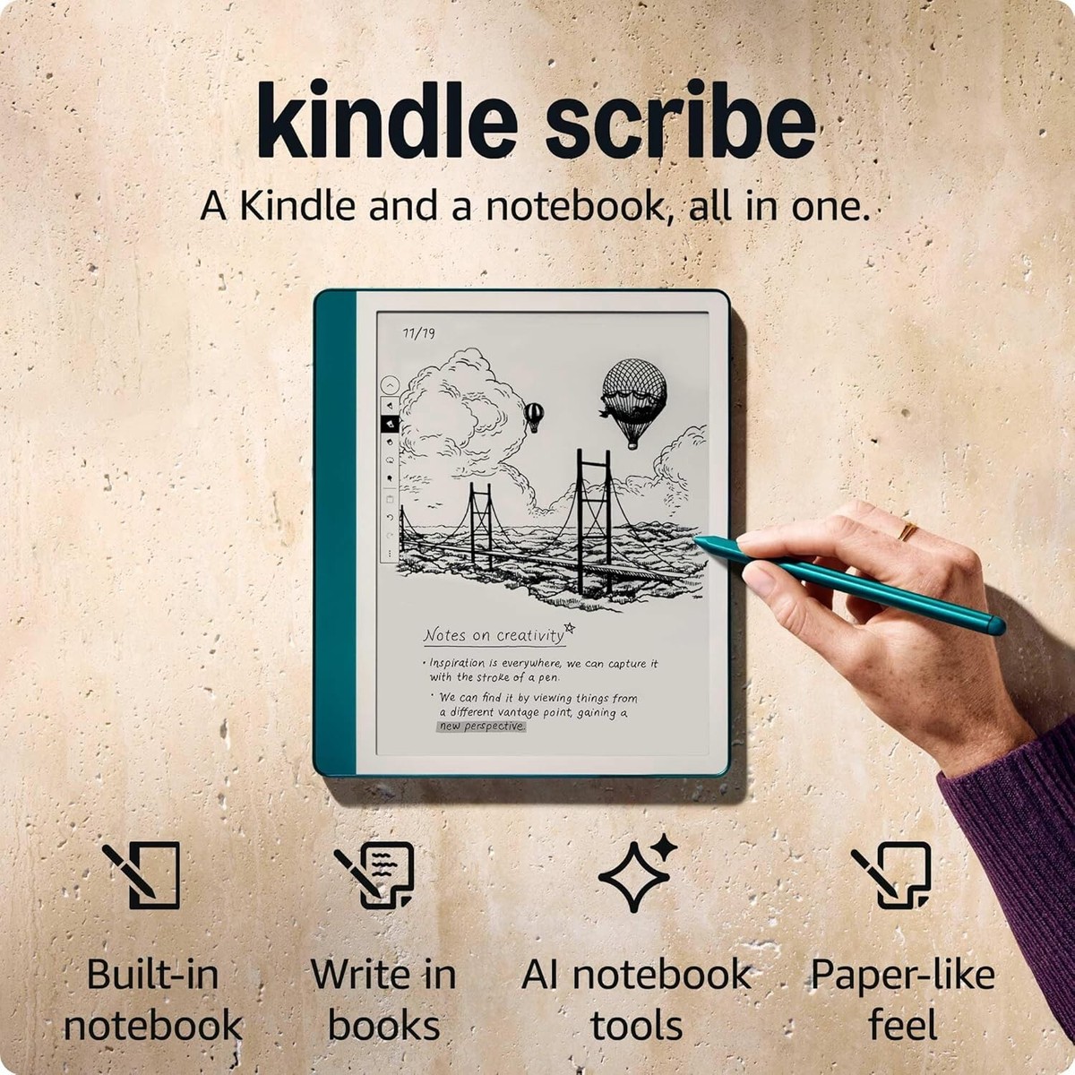 Amazon Kindle Scribe 64GB [2nd Generation] [With Premium Pen