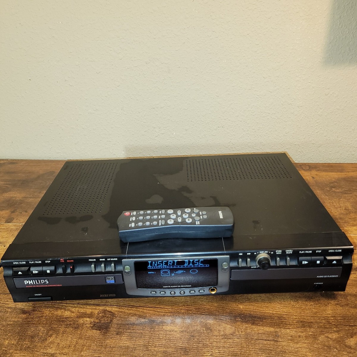 Phillips CDR 775/17 Dual Drive DIGITAL AUDIO CD RECORDER For