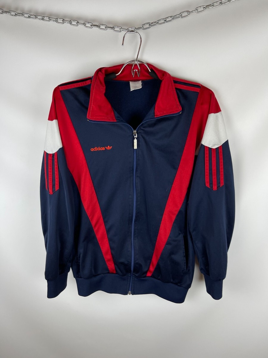 Adidas vintage 80s made in England track top jacket | eBay