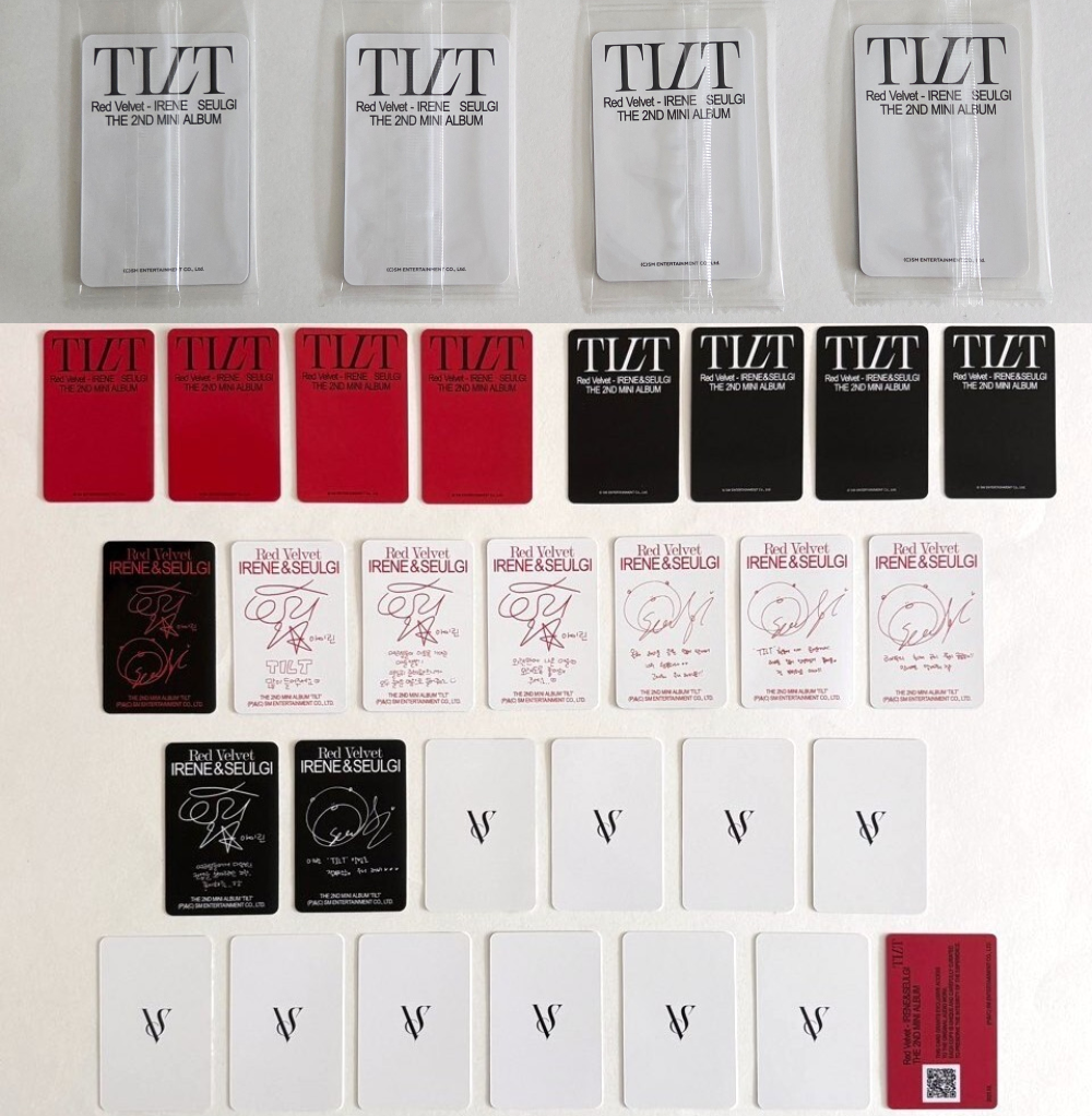Red Velvet - Irene & Seulgi TILT Photobook QR Official Photocard