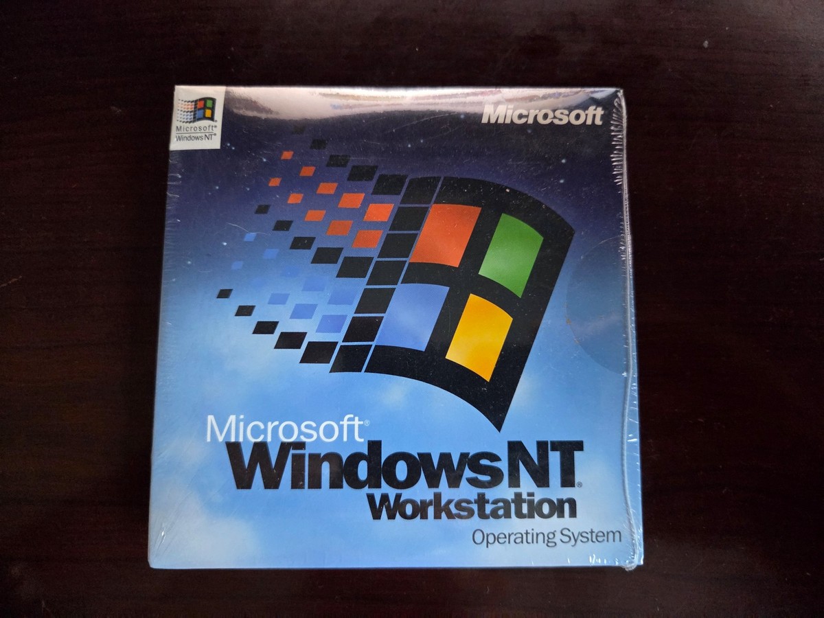 Microsoft Windows NT 4.0 Workstation 1-2 CPU Edition CD, 3.5