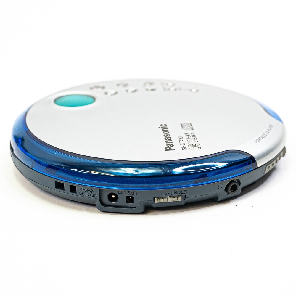 Panasonic SL-CT490 CD Player w/ Box, Power Supply & Headphones