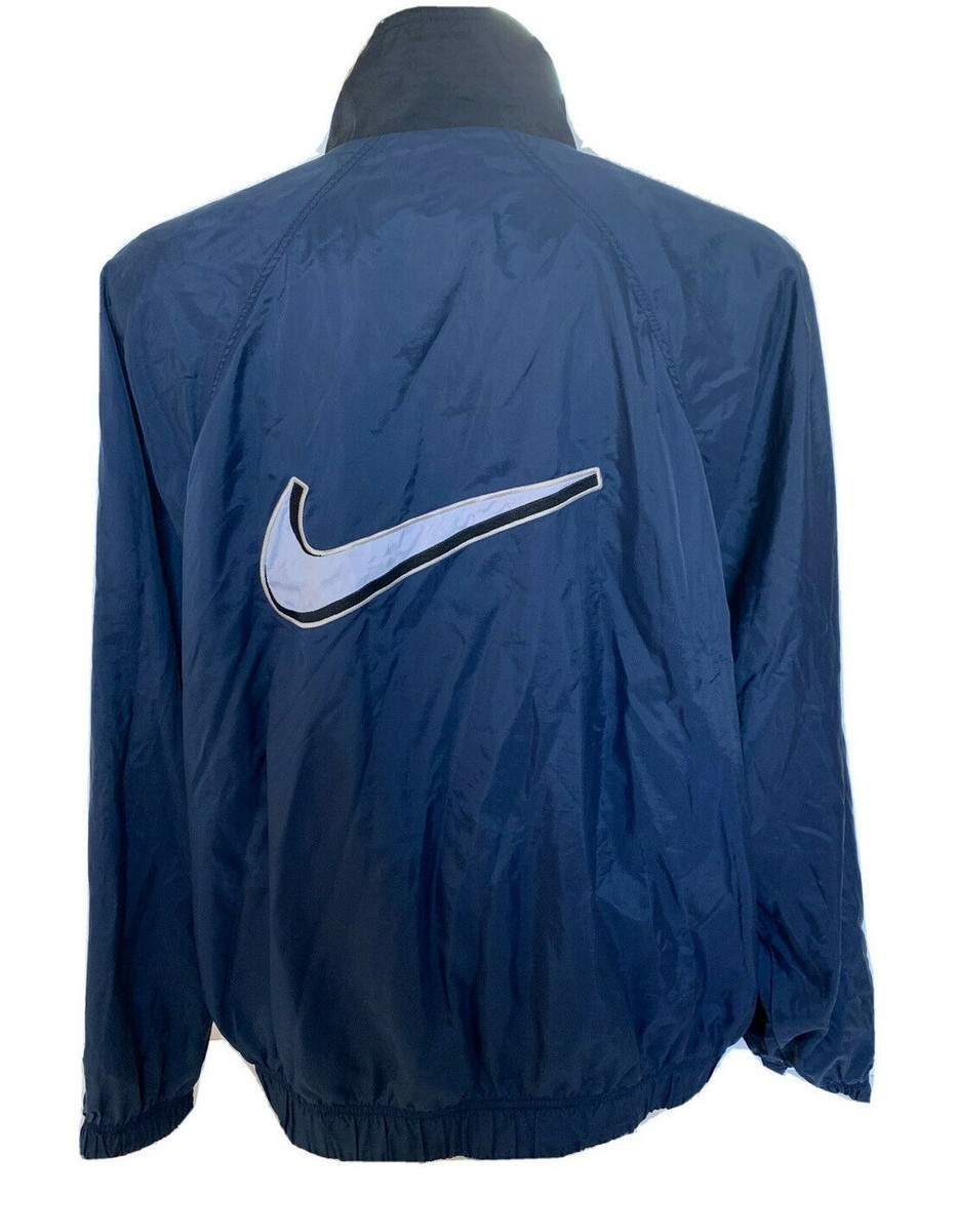 Vintage Nike Reversible Windbreaker Track Jacket Nylon Men's sz