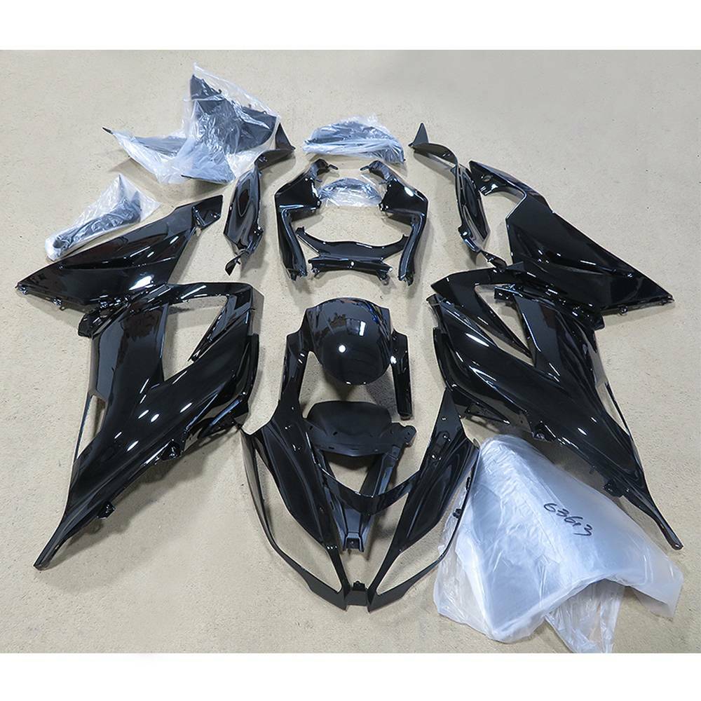 Glossy Black Fairing Kit Bodywork For Kawasaki Ninja ZX-6R ZX6R