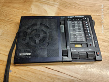 Sony Icf-7600a Portable Radio SW MW FM 9 Band Receiver Tested
