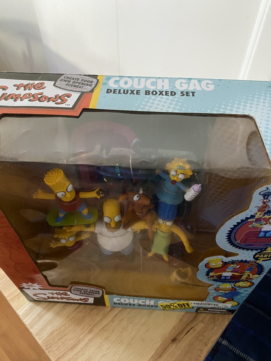 McFarlane Toys The Simpsons Deluxe Boxed Set Family Couch Gag
