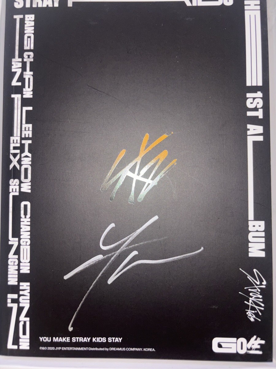 STRAY KIDS [GO LIFE] LEEKNOW Autographed Signed Album SKZ MWAVE | eBay