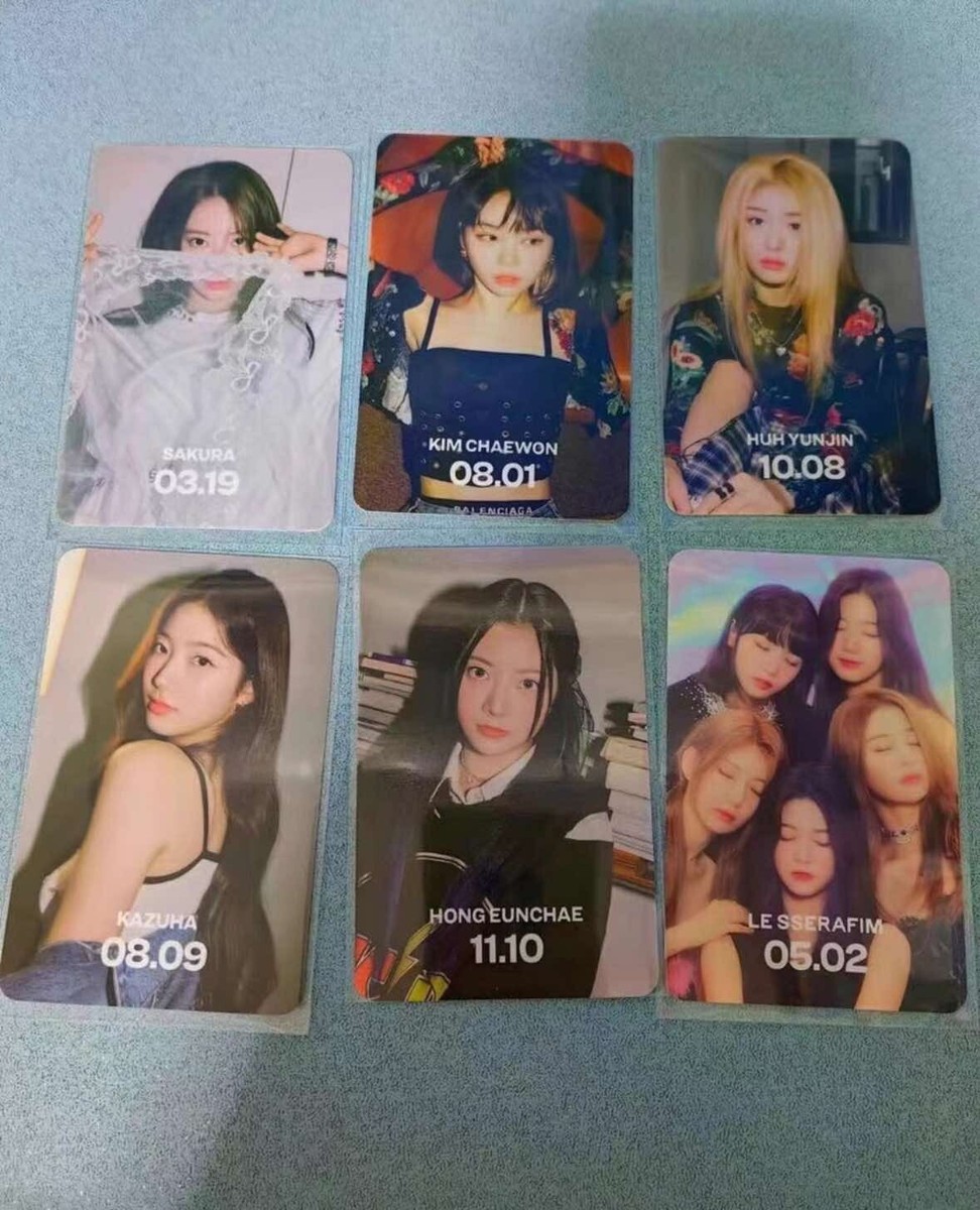 LE SSERAFIM OFFICIAL ANTIFRAGILE ALBUM YES24 WEVERSE POB PHOTOCARD