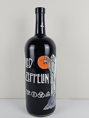 LED ZEPPELIN - Unique Led Zeppelin Glass Bottle 13x4 Modern Glass